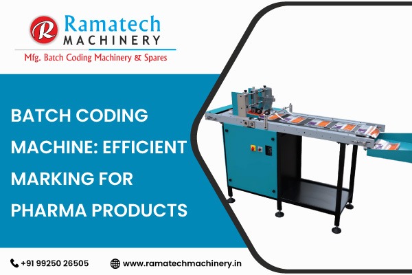 Batch Coding Machine Efficient Marking For Pharma Products