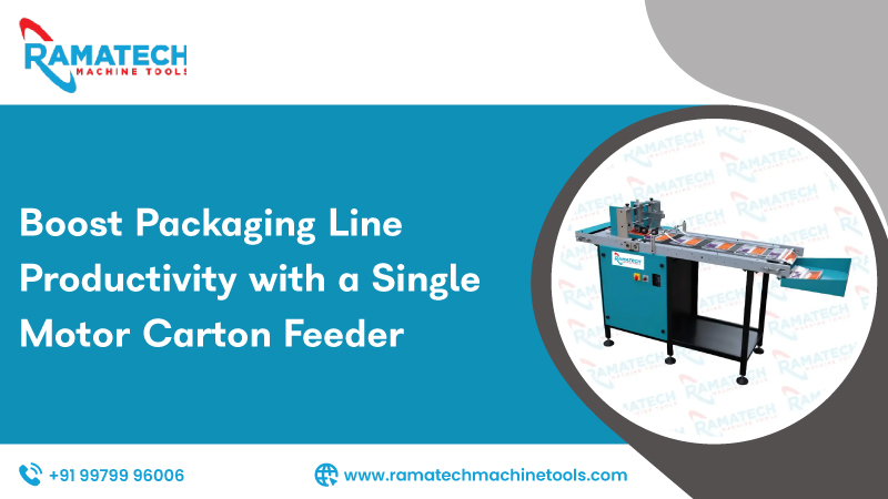 Boost Packaging Line Productivity With A Single Motor Carton Feeder