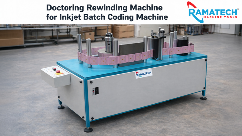 Doctoring Rewinding Machine For Inkjet Batch Coding Machine
