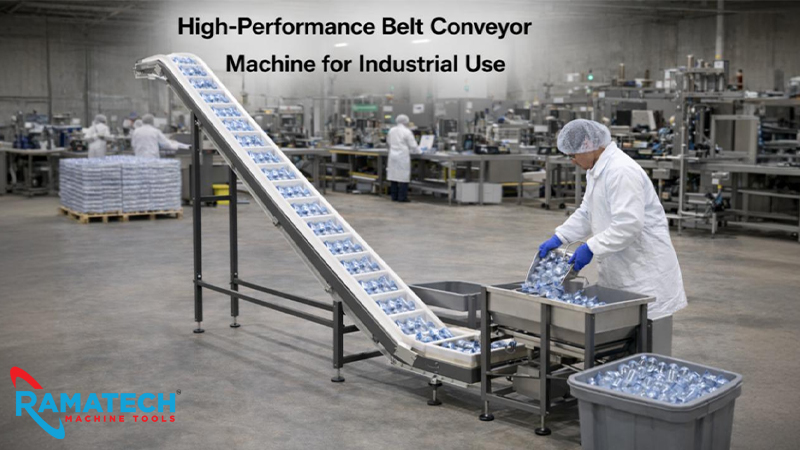 High Performance Belt Conveyor Machine For Industrial Use