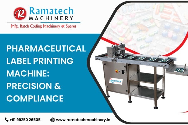 Pharmaceutical Label Printing Machine Precision Compliance