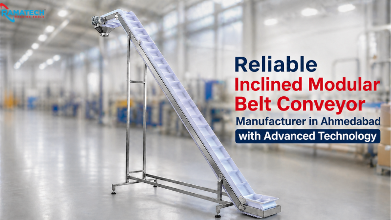Reliable Inclined Modular Belt Conveyor Manufacturer In Ahmedabad With Advanced Technology