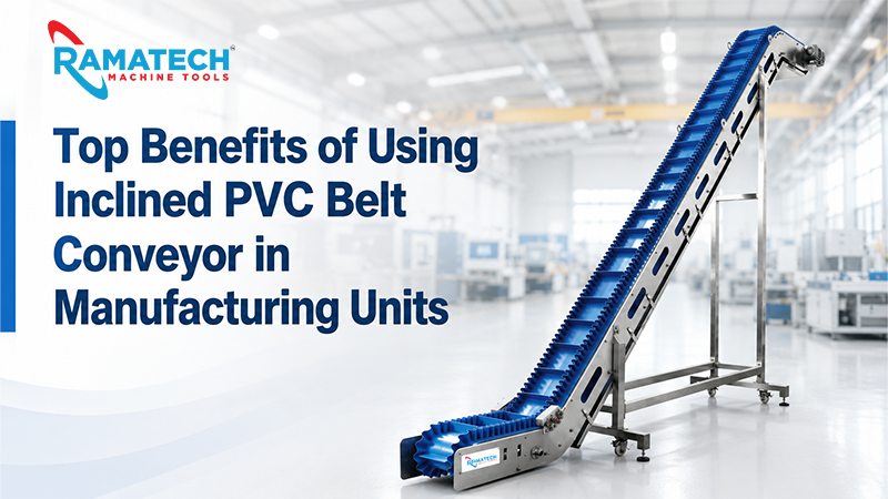 Top Benefits of Using Inclined PVC Belt Conveyor in Manufacturing Units