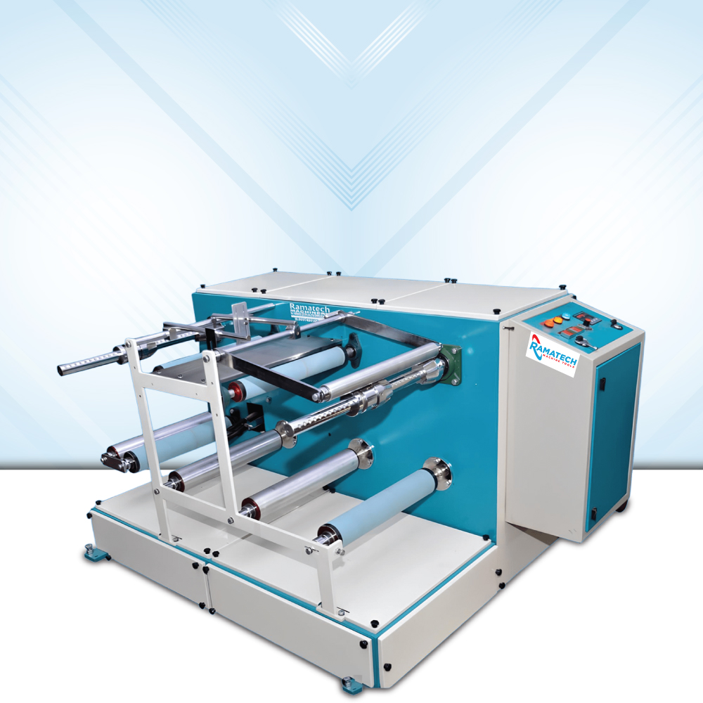 Doctoring rewinding machine for inkjet coding