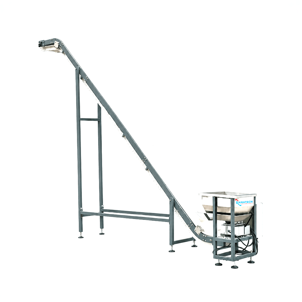 Inclined Conveyor with Vibrator