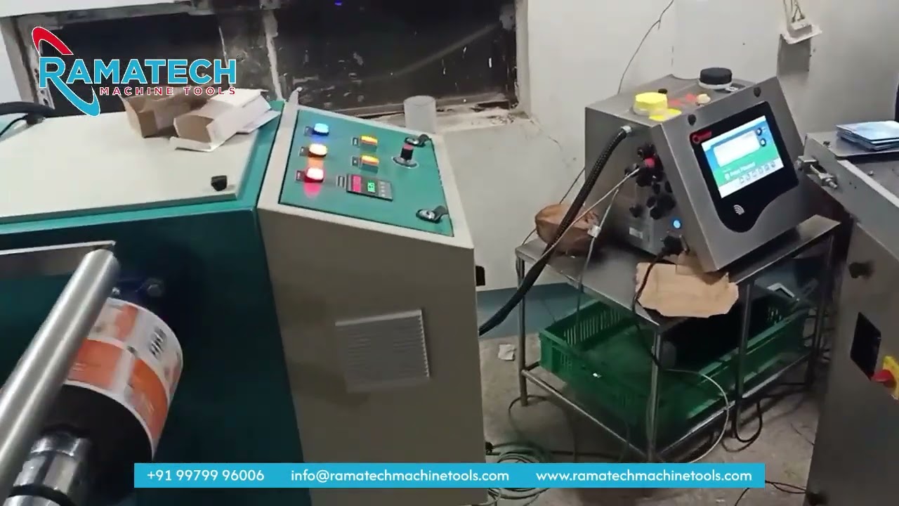 Winding Rewinding Machine for Inkjet Coding